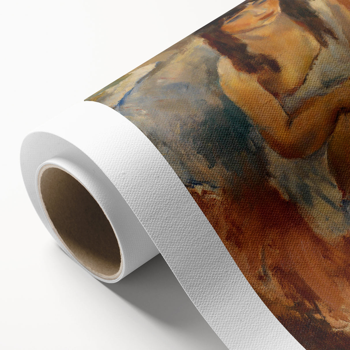 Modern Wall Art - Abstract Seated Figure for Minimalist Decor