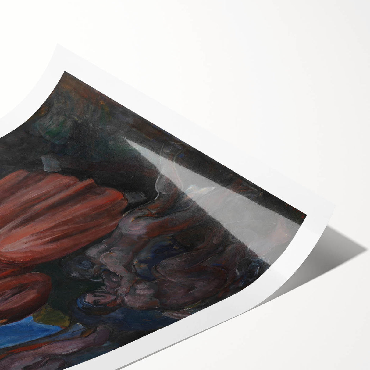Modern Wall Art - Abstract Dante-Inspired Scene for Unique Decor