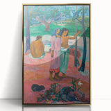 Impressionist Art Print - Gauguin's "The Call" Tropical Scene