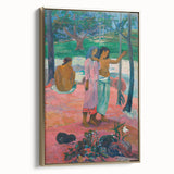 Impressionist Art Print - Gauguin's "The Call" Tropical Scene