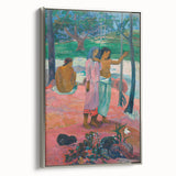 Impressionist Art Print - Gauguin's "The Call" Tropical Scene
