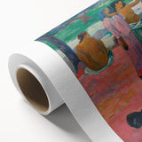 Impressionist Art Print - Gauguin's "The Call" Tropical Scene