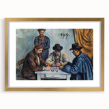 Impressionism Wall Art - "The Card Players" by Cézanne Print