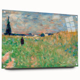 A Summer Landscape" Modern Wall Art - Contemporary Impressionist Decor