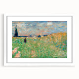 A Summer Landscape" Modern Wall Art - Contemporary Impressionist Decor