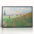 A Summer Landscape" Modern Wall Art - Contemporary Impressionist Decor
