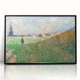 A Summer Landscape" Modern Wall Art - Contemporary Impressionist Decor