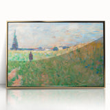 A Summer Landscape" Modern Wall Art - Contemporary Impressionist Decor