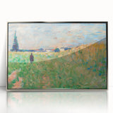 A Summer Landscape" Modern Wall Art - Contemporary Impressionist Decor