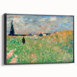 A Summer Landscape" Modern Wall Art - Contemporary Impressionist Decor