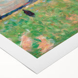 A Summer Landscape" Modern Wall Art - Contemporary Impressionist Decor