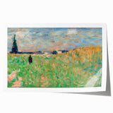 A Summer Landscape" Modern Wall Art - Contemporary Impressionist Decor