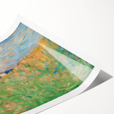 A Summer Landscape" Modern Wall Art - Contemporary Impressionist Decor