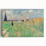 A Summer Landscape" Modern Wall Art - Contemporary Impressionist Decor