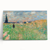 A Summer Landscape" Modern Wall Art - Contemporary Impressionist Decor
