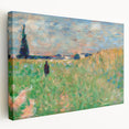 A Summer Landscape" Modern Wall Art - Contemporary Impressionist Decor