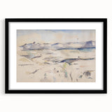 Impressionist Landscape Art - Cézanne's "Chaine de l'Étoile" Print