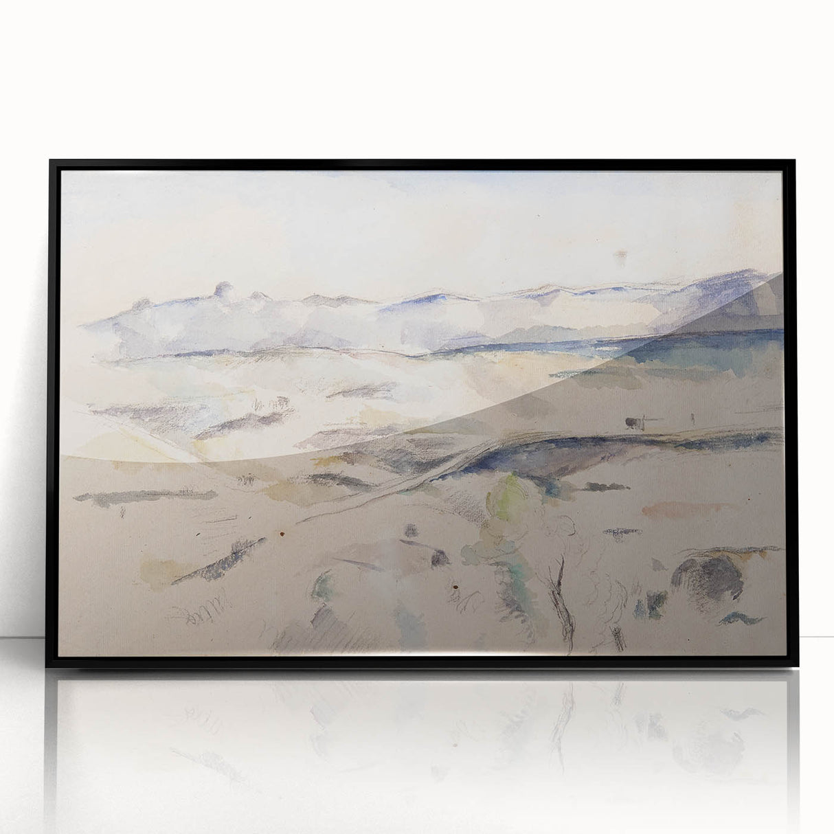 Impressionist Landscape Art - Cézanne's "Chaine de l'Étoile" Print