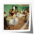 Impressionist Ballet Scene - Edgar Degas Dance Class Wall Art Print