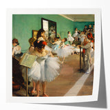 Impressionist Ballet Scene - Edgar Degas Dance Class Wall Art Print