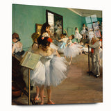 Impressionist Ballet Scene - Edgar Degas Dance Class Wall Art Print