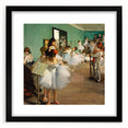 Impressionist Ballet Scene - Edgar Degas Dance Class Wall Art Print