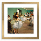 Impressionist Ballet Scene - Edgar Degas Dance Class Wall Art Print