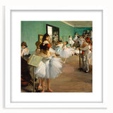 Impressionist Ballet Scene - Edgar Degas Dance Class Wall Art Print