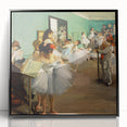 Impressionist Ballet Scene - Edgar Degas Dance Class Wall Art Print