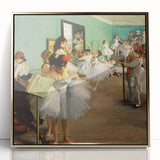 Impressionist Ballet Scene - Edgar Degas Dance Class Wall Art Print