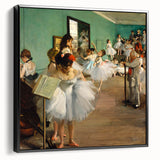 Impressionist Ballet Scene - Edgar Degas Dance Class Wall Art Print