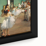Impressionist Ballet Scene - Edgar Degas Dance Class Wall Art Print
