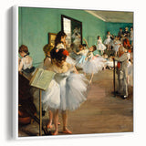 Impressionist Ballet Scene - Edgar Degas Dance Class Wall Art Print