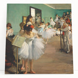 Impressionist Ballet Scene - Edgar Degas Dance Class Wall Art Print