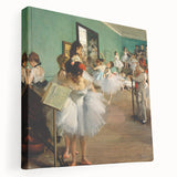 Impressionist Ballet Scene - Edgar Degas Dance Class Wall Art Print