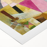 Black Columns in a Landscape" Abstract Modern Art - Contemporary Geometric Decor