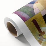 Black Columns in a Landscape" Abstract Modern Art - Contemporary Geometric Decor