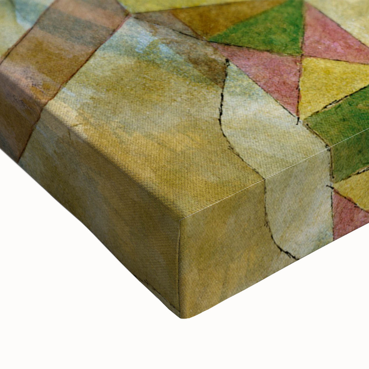 Black Columns in a Landscape" Abstract Modern Art - Contemporary Geometric Decor
