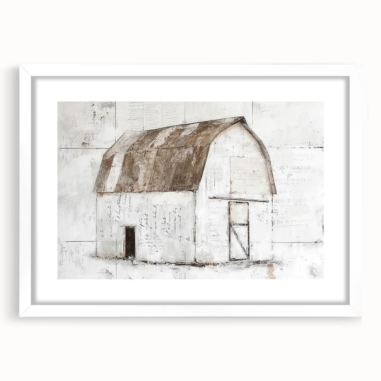 Rustic Barn Wall Art – Vintage Farmhouse Decor for Country Charm