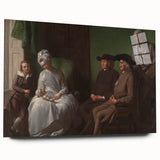 The Artist and His Family - Classic Romanticism Canvas Wall Art