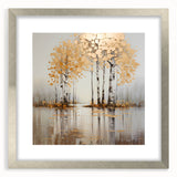 Golden Aspen Office Wall Art – Modern Corporate Wall Decor