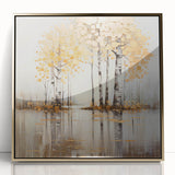Golden Aspen Office Wall Art – Modern Corporate Wall Decor