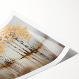 Golden Aspen Office Wall Art – Modern Corporate Wall Decor