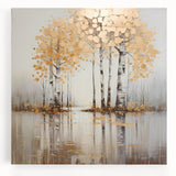 Golden Aspen Office Wall Art – Modern Corporate Wall Decor
