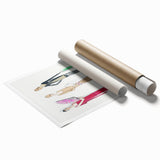 Elegant Art Deco Wall Art - Trio of Fashionable Women in 1920s Attire