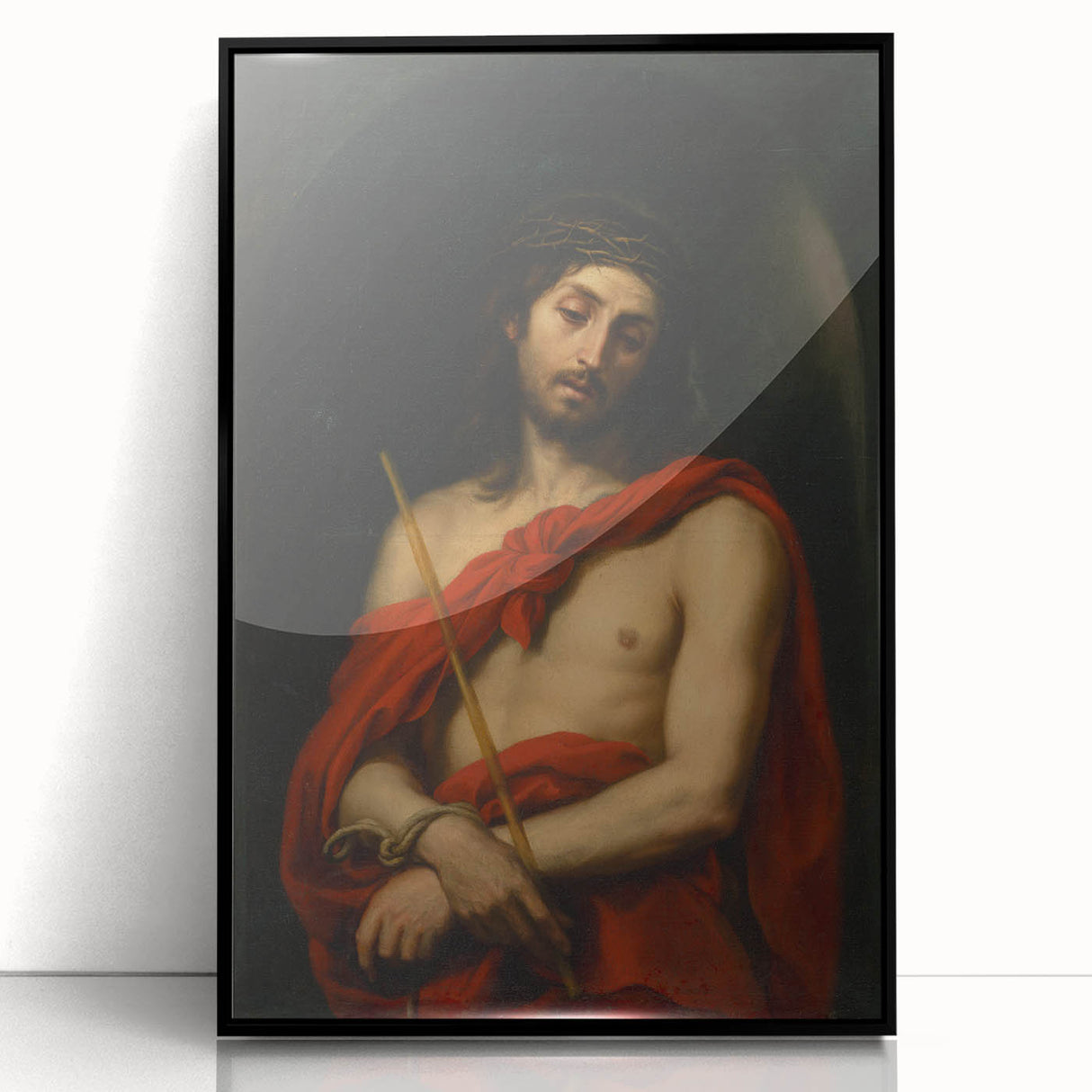 Baroque Art Print - Christ with Crown of Thorns - Classic Wall Art