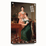 Neoclassical Art Print: Bella and Hanna Nathanson by Eckersberg - Refined Style