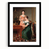 Neoclassical Art Print: Bella and Hanna Nathanson by Eckersberg - Refined Style