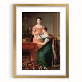Neoclassical Art Print: Bella and Hanna Nathanson by Eckersberg - Refined Style