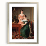 Neoclassical Art Print: Bella and Hanna Nathanson by Eckersberg - Refined Style